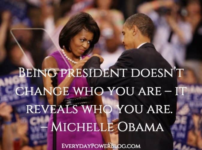 Michelle Obama quotes about being president