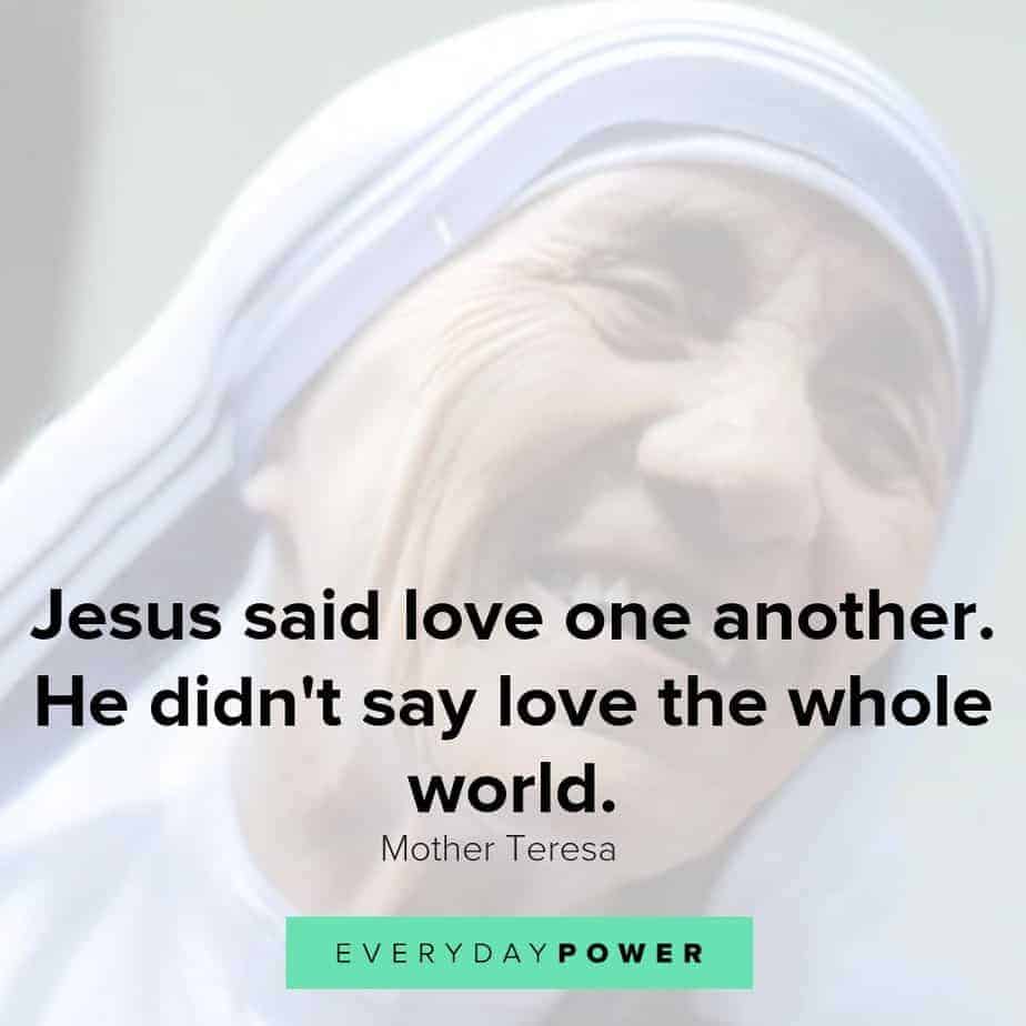 love quotes by mother teresa