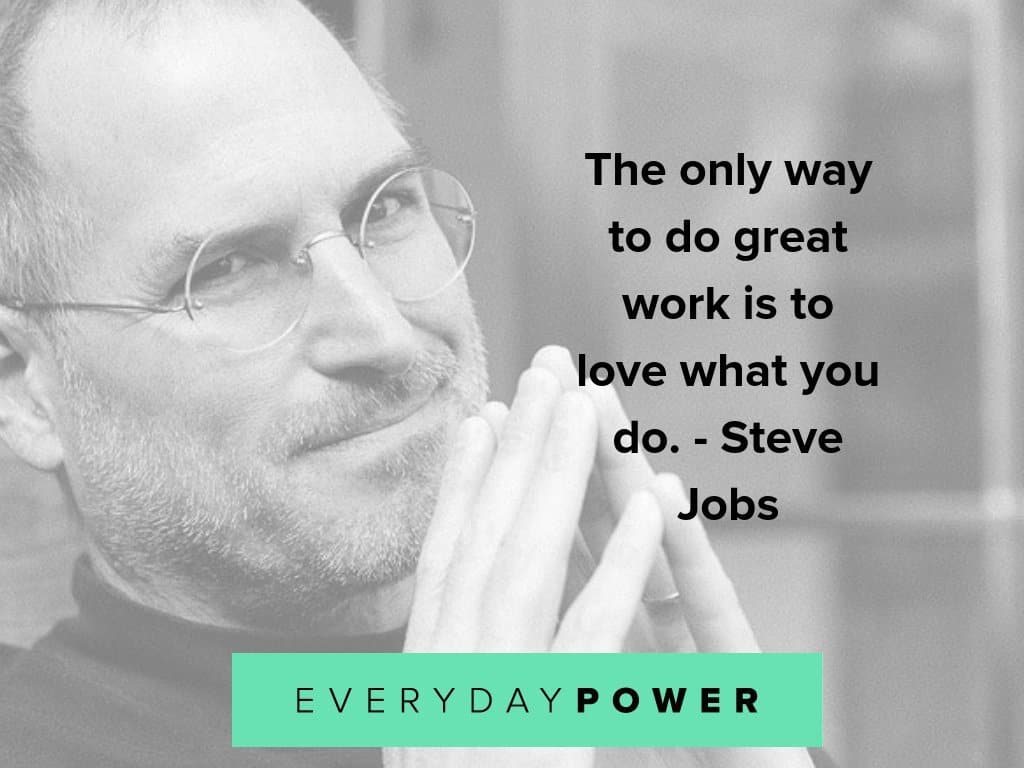 steve jobs quotes on loving what you do