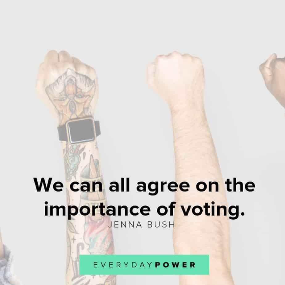 powerful quotes about voting